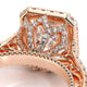 Verragio Halo Princess Engagement Ring