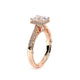 Verragio Halo Princess Engagement Ring