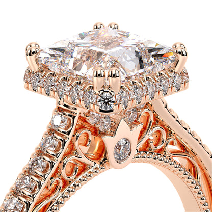 Verragio Halo Princess Engagement Ring