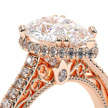Verragio Halo Pear Engagement Ring
