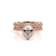 Verragio Halo Pear Engagement Ring