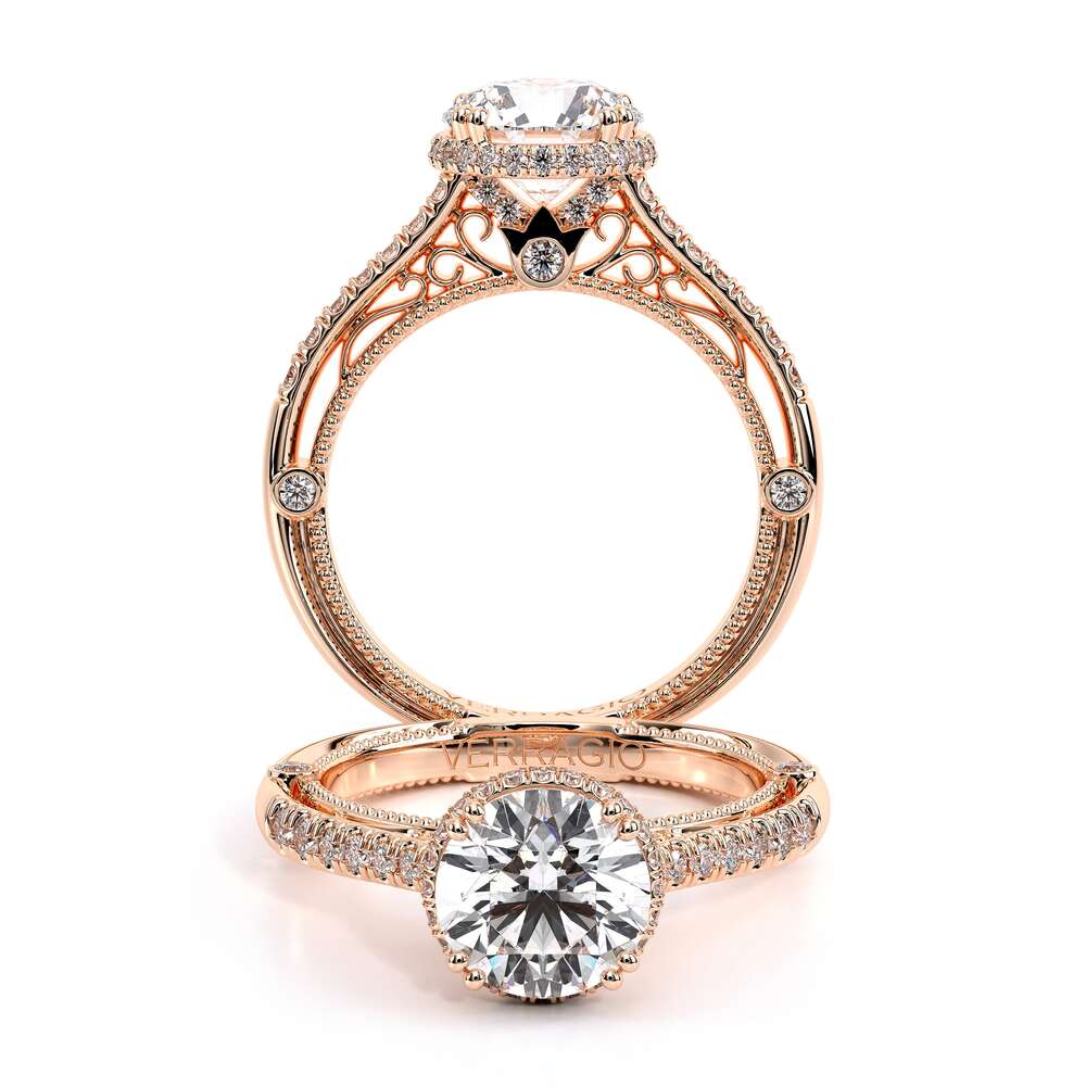 Verragio Halo Round Engagement Ring