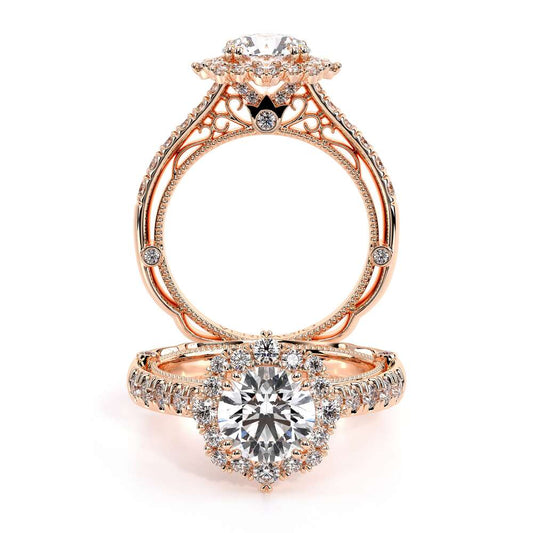 Verragio Halo Round Engagement Ring