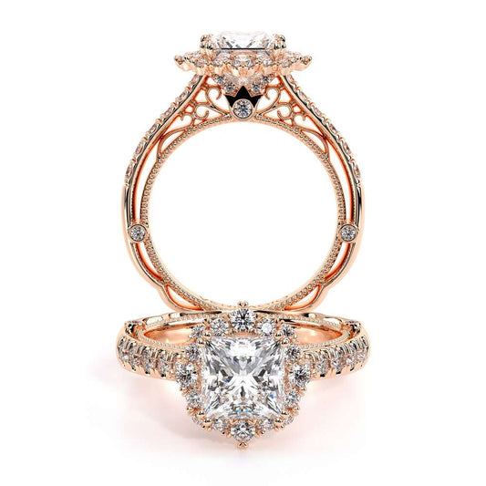 Verragio Halo Princess Engagement Ring