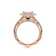 Verragio Halo Princess Engagement Ring