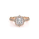 Verragio Halo Princess Engagement Ring