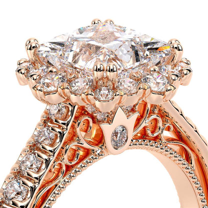 Verragio Halo Princess Engagement Ring