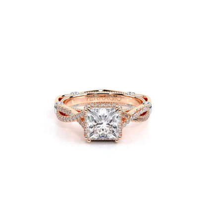 Verragio Halo Princess Engagement Ring