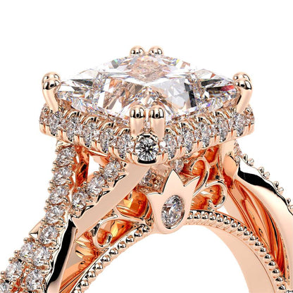 Verragio Halo Princess Engagement Ring
