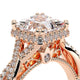 Verragio Halo Princess Engagement Ring