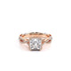 Verragio Halo Princess Engagement Ring