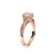 Verragio Halo Round Engagement Ring