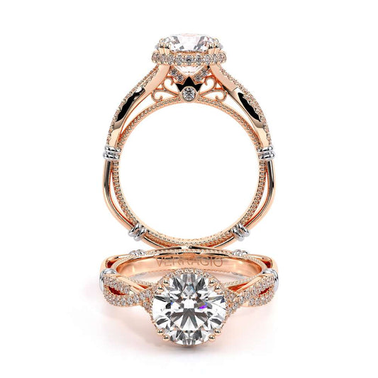 Verragio Halo Round Engagement Ring