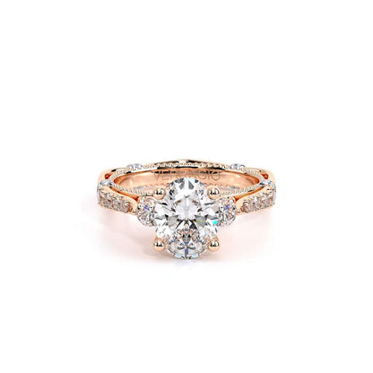 Verragio Three-Stone Oval Engagement Ring