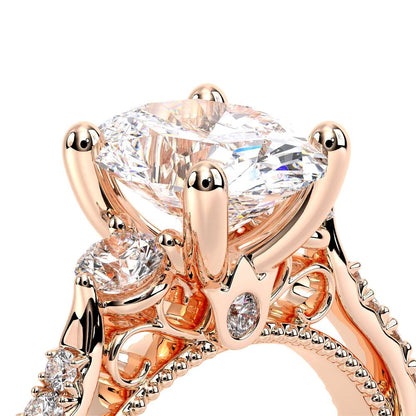 Verragio Three-Stone Oval Engagement Ring