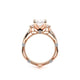 Verragio Three-Stone Oval Engagement Ring