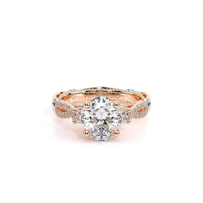 Verragio Three-Stone Oval Engagement Ring