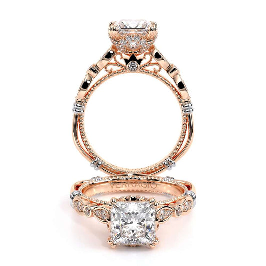 Verragio Halo Princess Engagement Ring