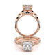 Verragio Halo Princess Engagement Ring