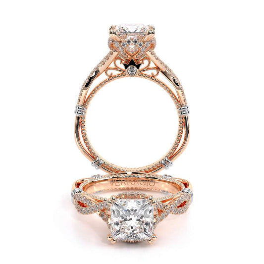 Verragio Halo Princess Engagement Ring