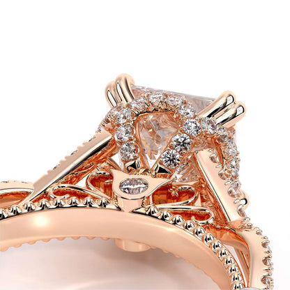 Verragio Halo Princess Engagement Ring