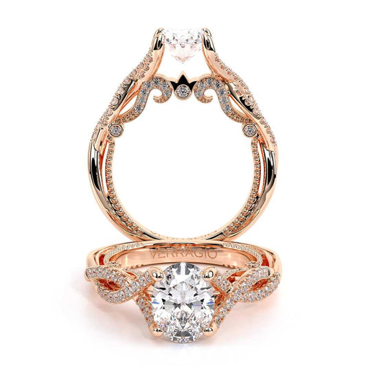 Verragio Pave Oval Engagement Ring