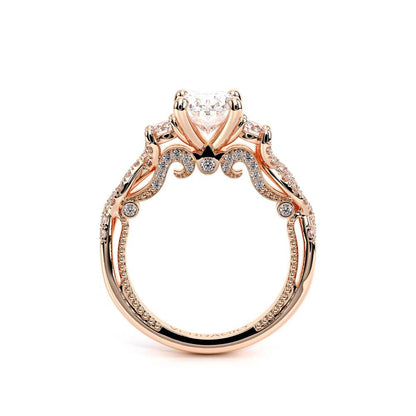 Verragio Three-Stone Oval Engagement Ring