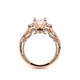 Verragio Three-Stone Oval Engagement Ring