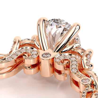 Verragio Three-Stone Oval Engagement Ring