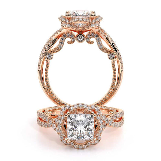 Verragio Halo Princess Engagement Ring