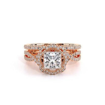 Verragio Halo Princess Engagement Ring