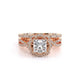 Verragio Halo Princess Engagement Ring