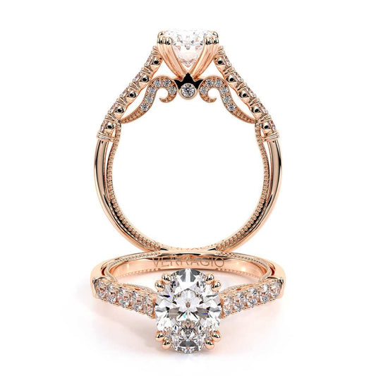 Verragio Pave Oval Engagement Ring