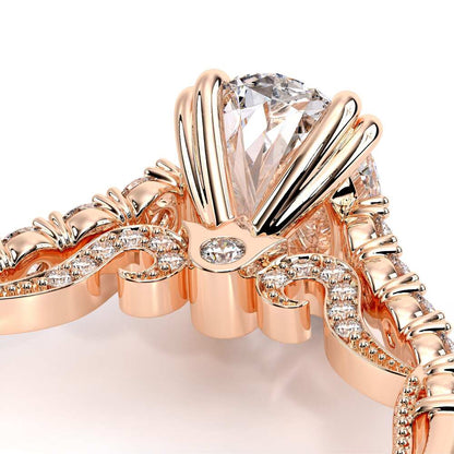 Verragio Pave Oval Engagement Ring