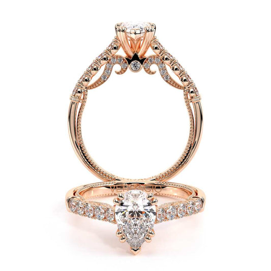 Verragio Pave Pear Engagement Ring