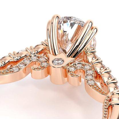 Verragio Pave Pear Engagement Ring