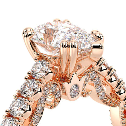 Verragio Pave Pear Engagement Ring