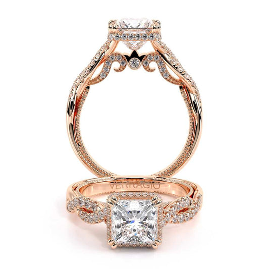 Verragio Halo Princess Engagement Ring