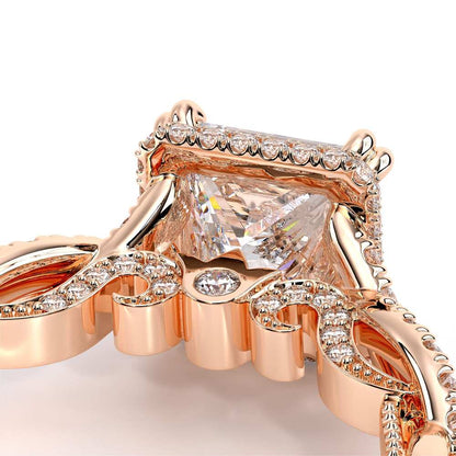 Verragio Halo Princess Engagement Ring