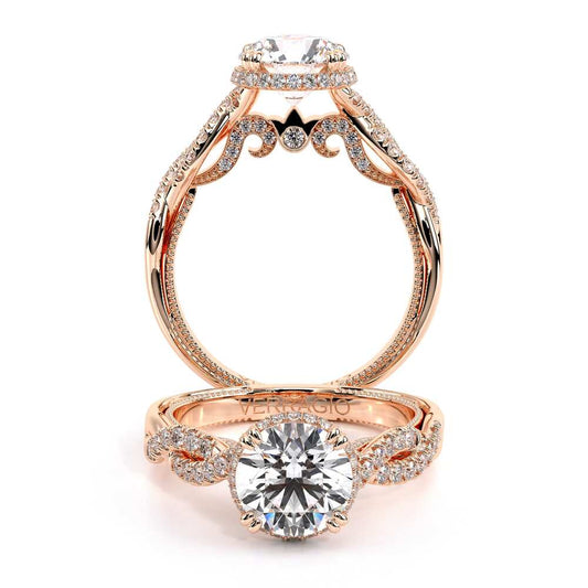 Verragio Halo Round Engagement Ring