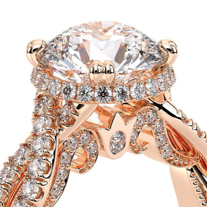 Verragio Halo Round Engagement Ring