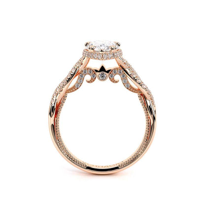 Verragio Halo Pear Engagement Ring