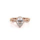 Verragio Halo Pear Engagement Ring