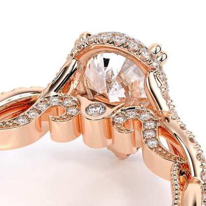 Verragio Halo Pear Engagement Ring