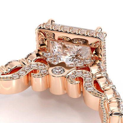 Verragio Halo Princess Engagement Ring