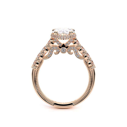 Verragio Halo Pear Engagement Ring