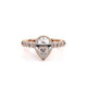 Verragio Halo Pear Engagement Ring
