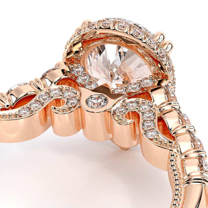 Verragio Halo Pear Engagement Ring