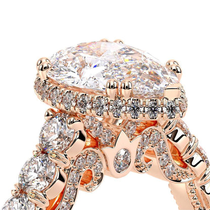 Verragio Halo Pear Engagement Ring