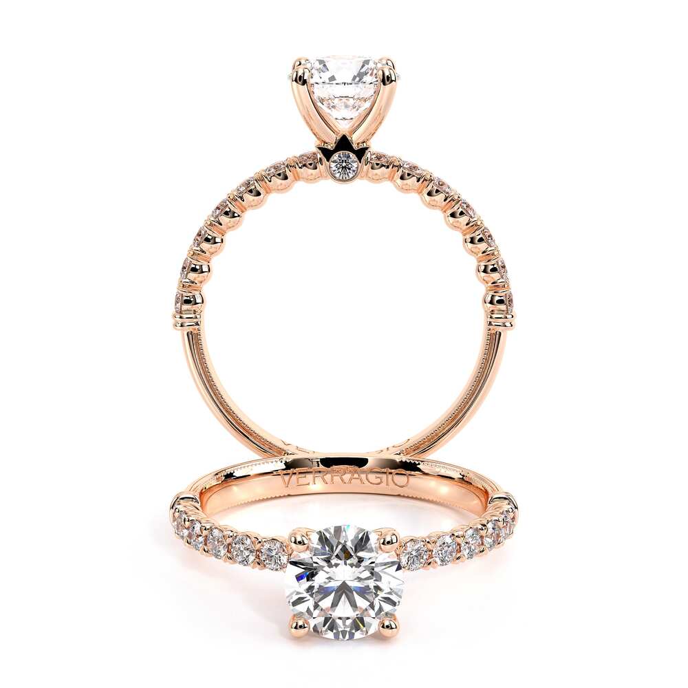 Verragio Pave Round Engagement Ring